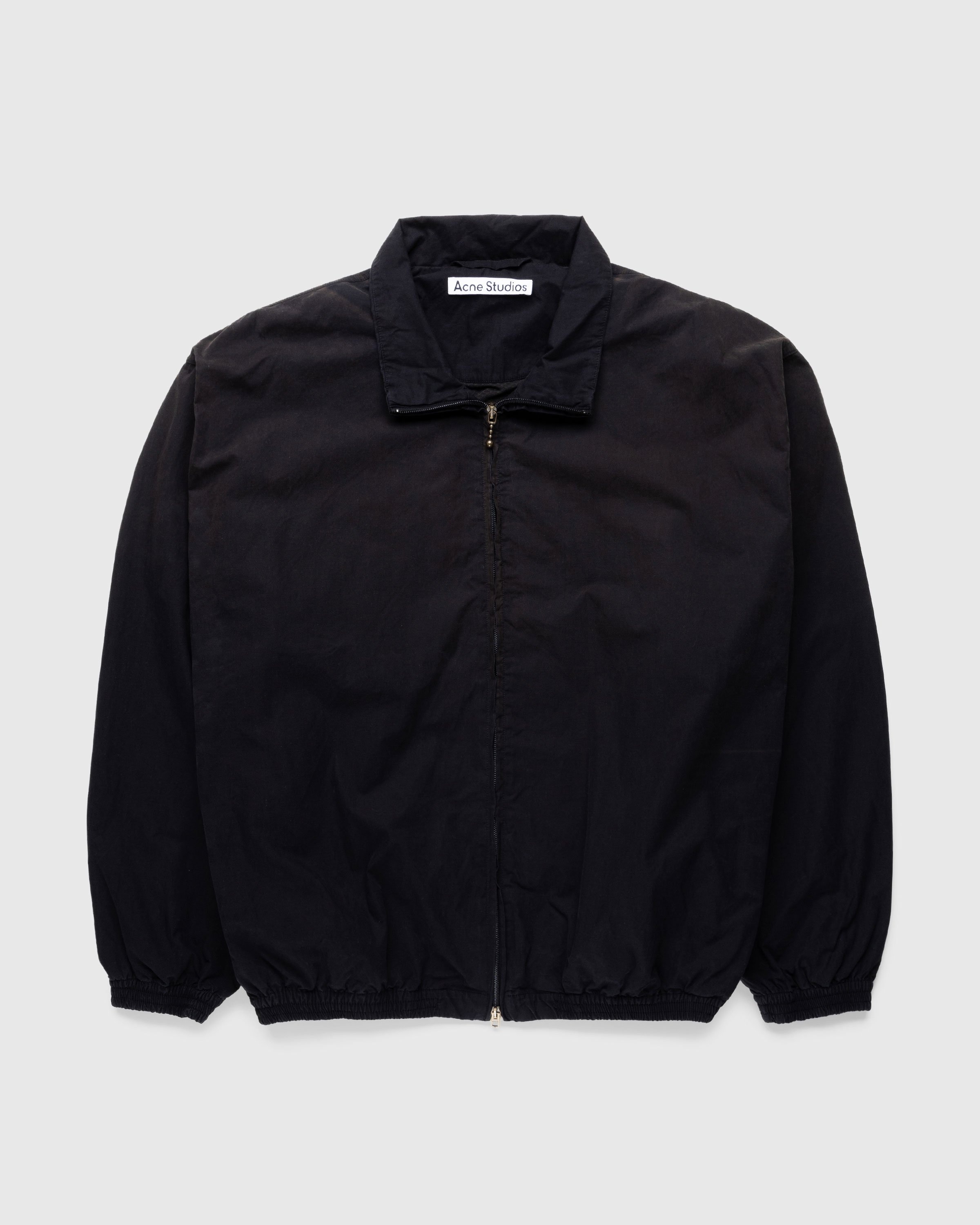 Acne Studios Logo Zipper Jacket Black Highsnobiety Shop